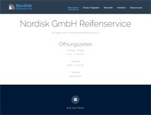 Tablet Screenshot of nordisk.ch